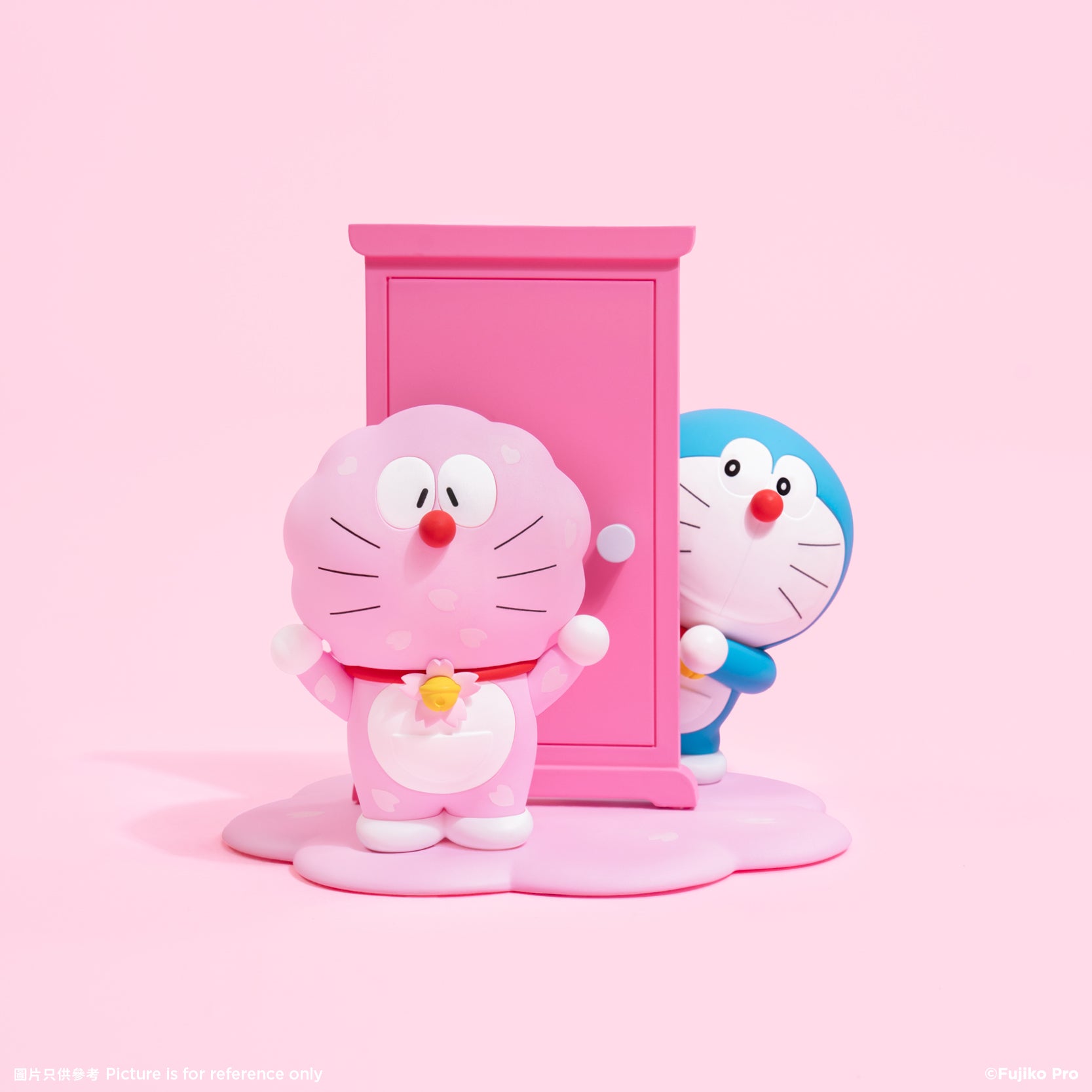 哆啦A梦 01. Doraemon and Sakura Doraemon 5 inches Vinyl Figure多啦A夢x