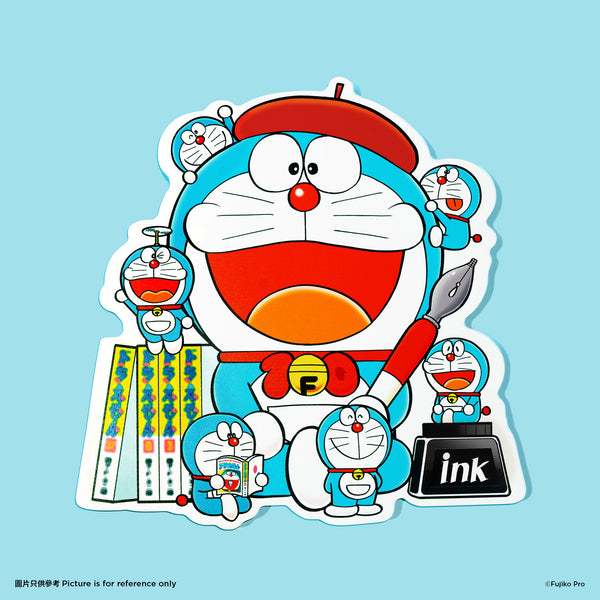 (Limited Edition) Wood Panel - Doraemon & Fujiko F Fujio