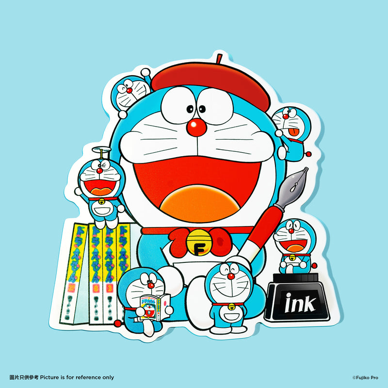 (Limited Edition) Wood Panel - Doraemon & Fujiko F Fujio