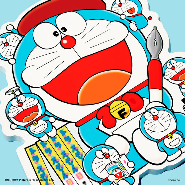 (Limited Edition) Wood Panel - Doraemon & Fujiko F Fujio