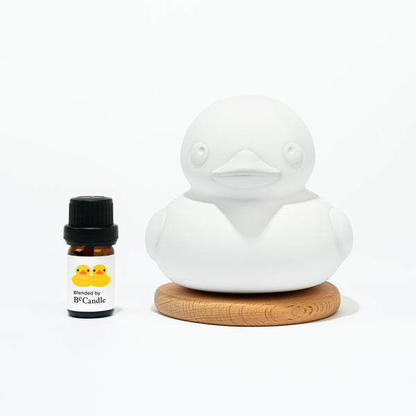 ”Double Ducks" 4-inch Aroma Stone  (with BeCandle aroma oil)