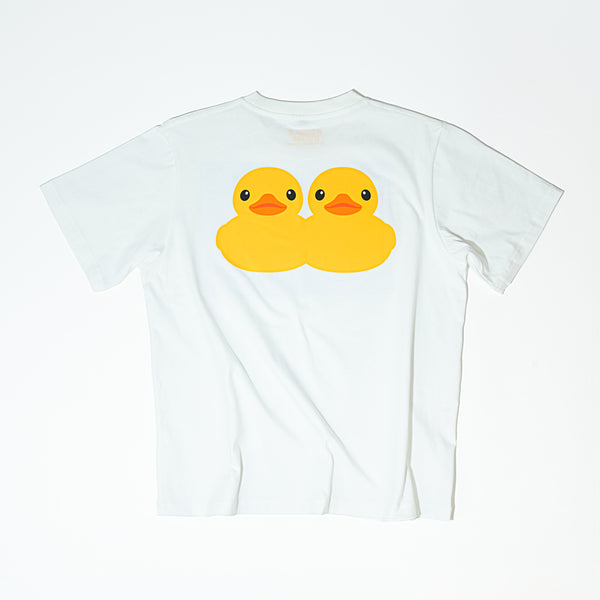 ”Double Ducks" Adult T-Shirt (White)