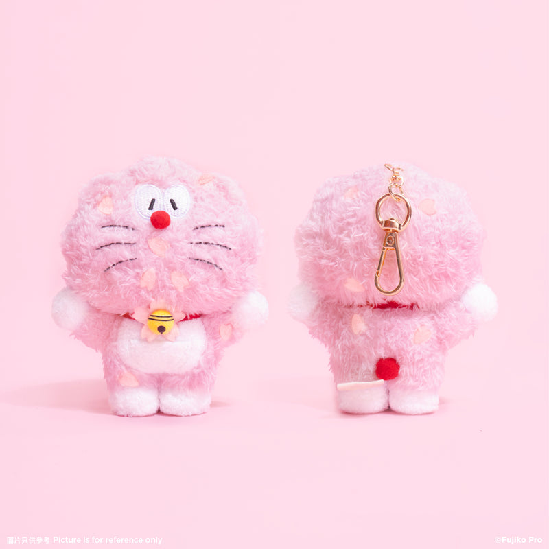 03. Sakura Doraemon Plush Keychain「櫻花多啦A夢」毛絨鎖匙扣– DDTStore