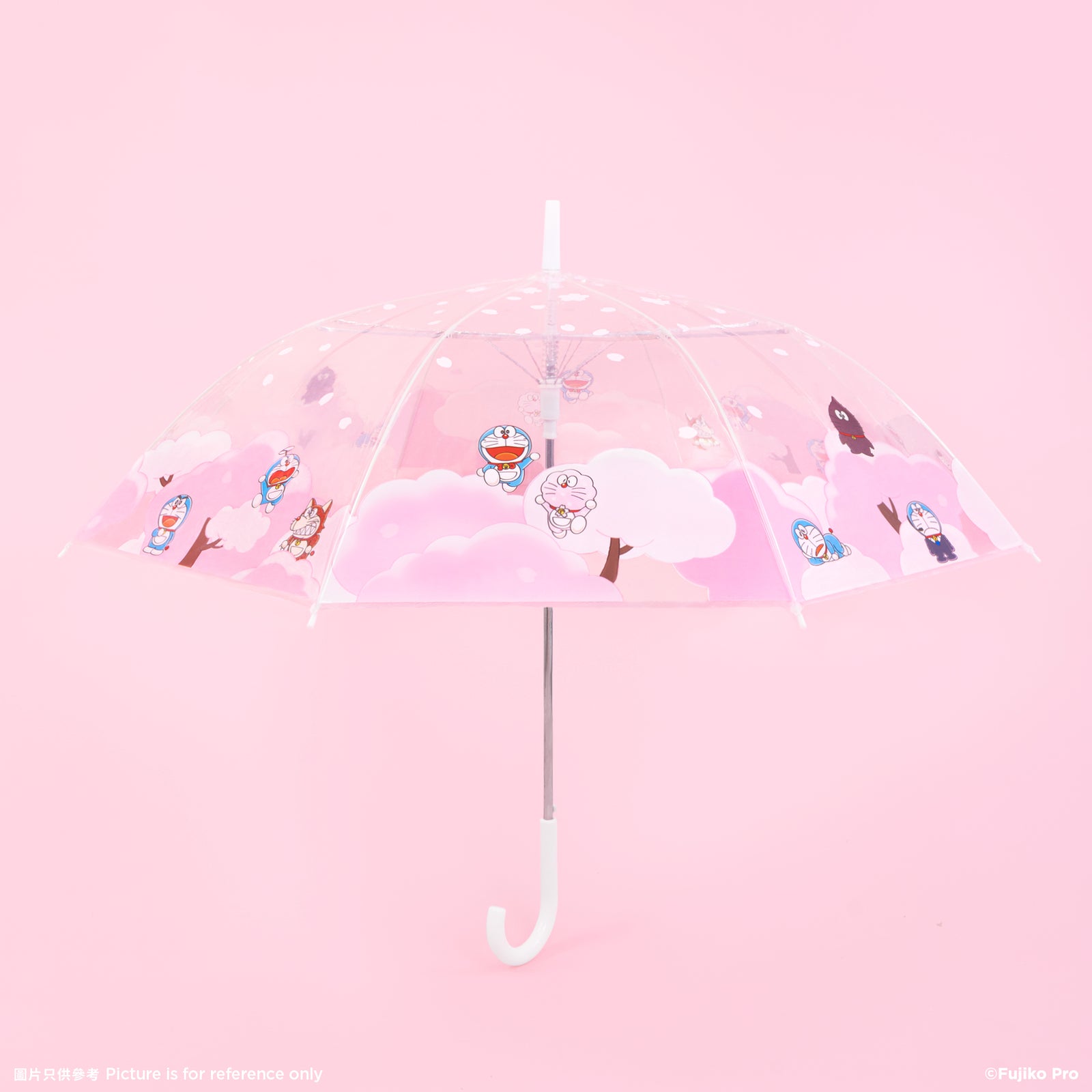 24. Clear Sakura Doraemon Umbrella櫻花多啦A夢透明雨傘– DDTStore