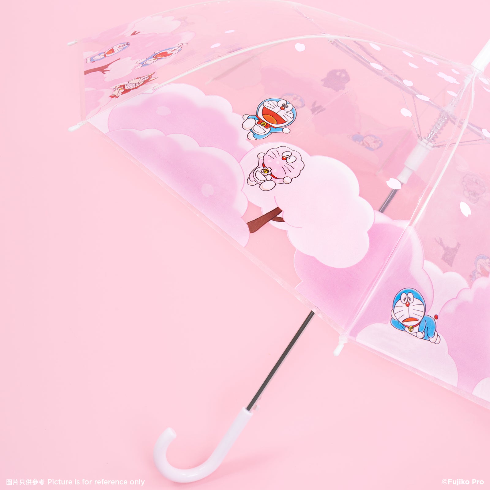24. Clear Sakura Doraemon Umbrella櫻花多啦A夢透明雨傘– DDTStore