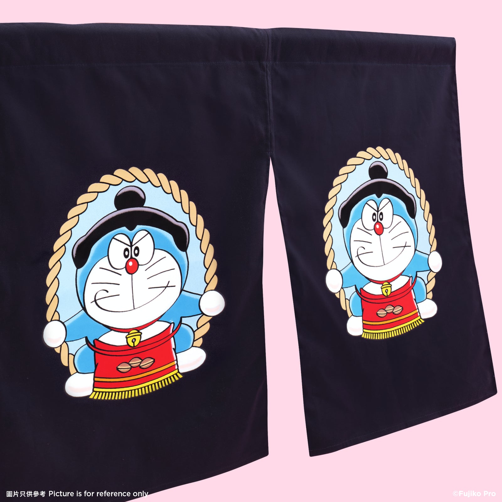 100% DORAEMON SAKURA FEST おすもう カフェカーテン 16. Sumo Doraemon Door Curtain相撲手多啦A夢門簾– DDTStore