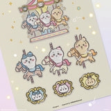 CHIIKAWA 迴旋木馬立體貼紙套裝 <br>CHIIKAWA-Go-Round Sticker Set