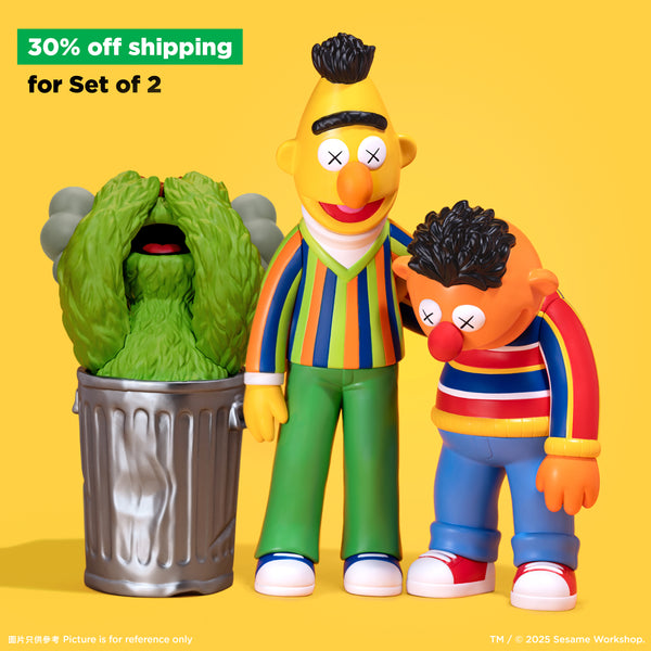 Set of 2 - Oscar and Bert & Ernie