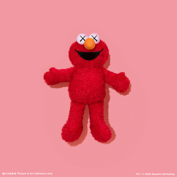B02. Elmo Plush Keychain 毛絨鎖匙扣
