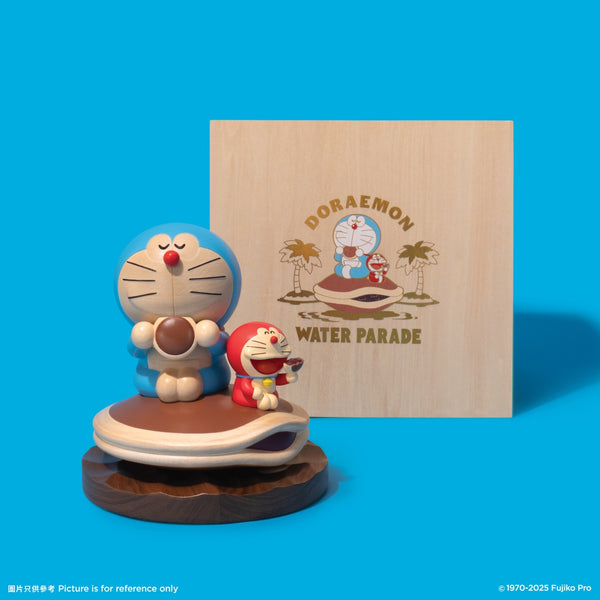 Doraemon Wooden Sculpture 原木雕塑