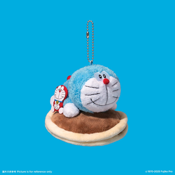 A03. Doraemon Plush Keychain - Dorayaki 毛絨鎖匙扣 - 豆沙包款