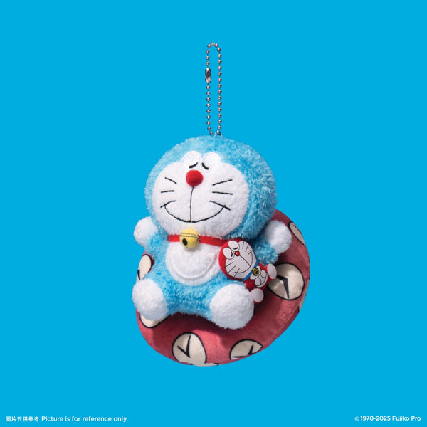A02. Doraemon Plush Keychain - Float 毛絨鎖匙扣 - 水泡款
