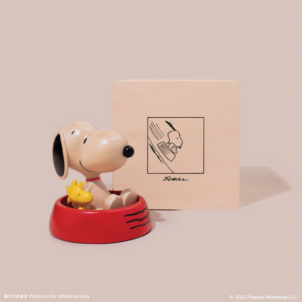 Snoopy Wooden Sculpture 原木雕塑 – DDTStore