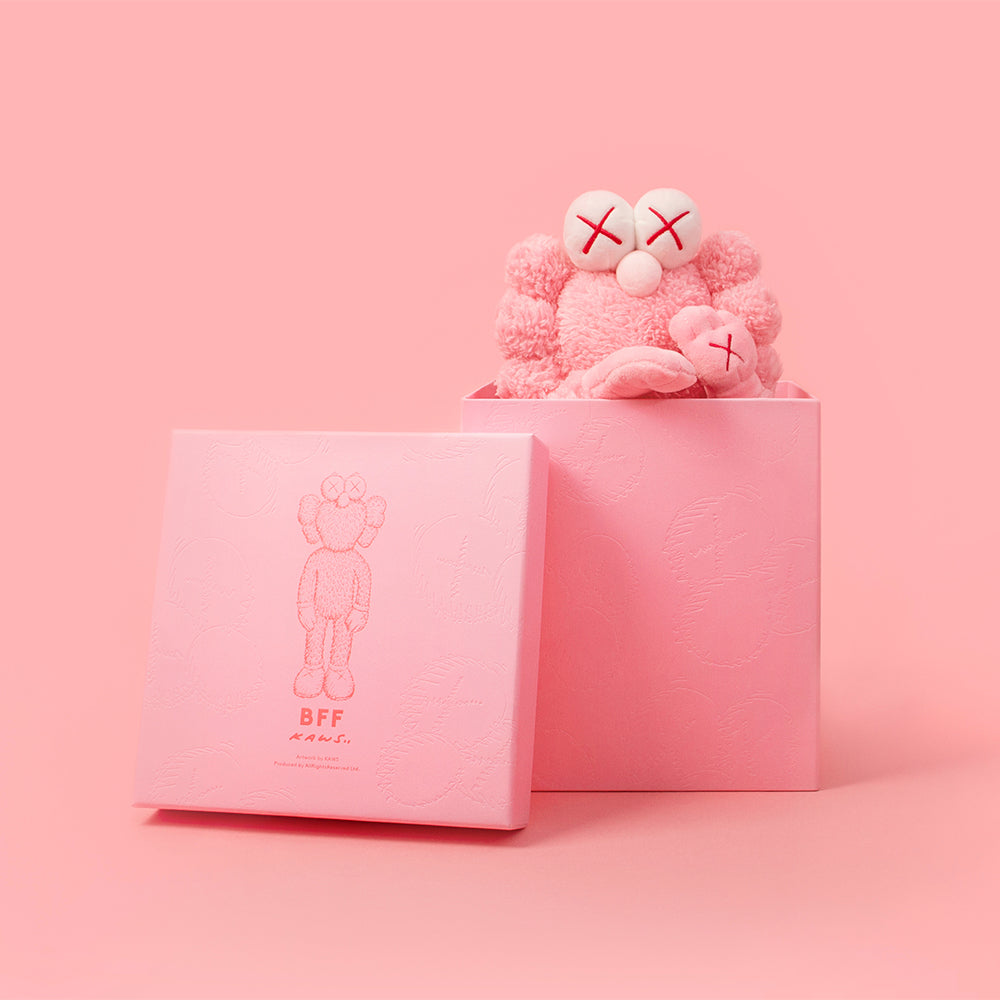 KAWS BFF PLUSH - PINK – DDTStore