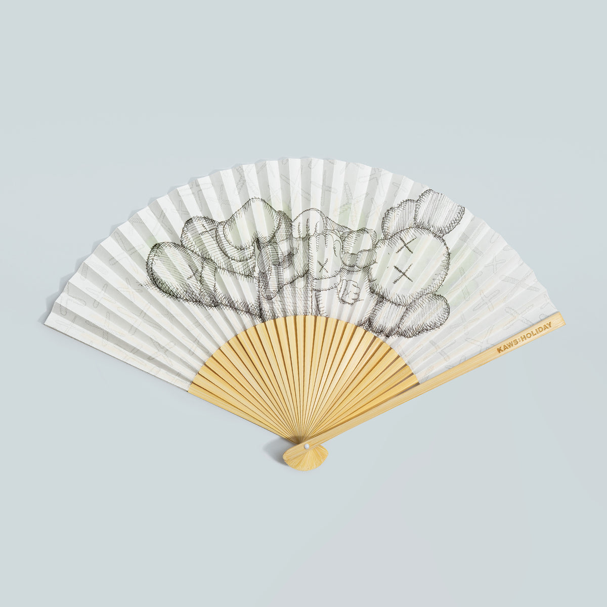 Kaws カウズ HOLIDAY SINGAPORE Fan 扇子