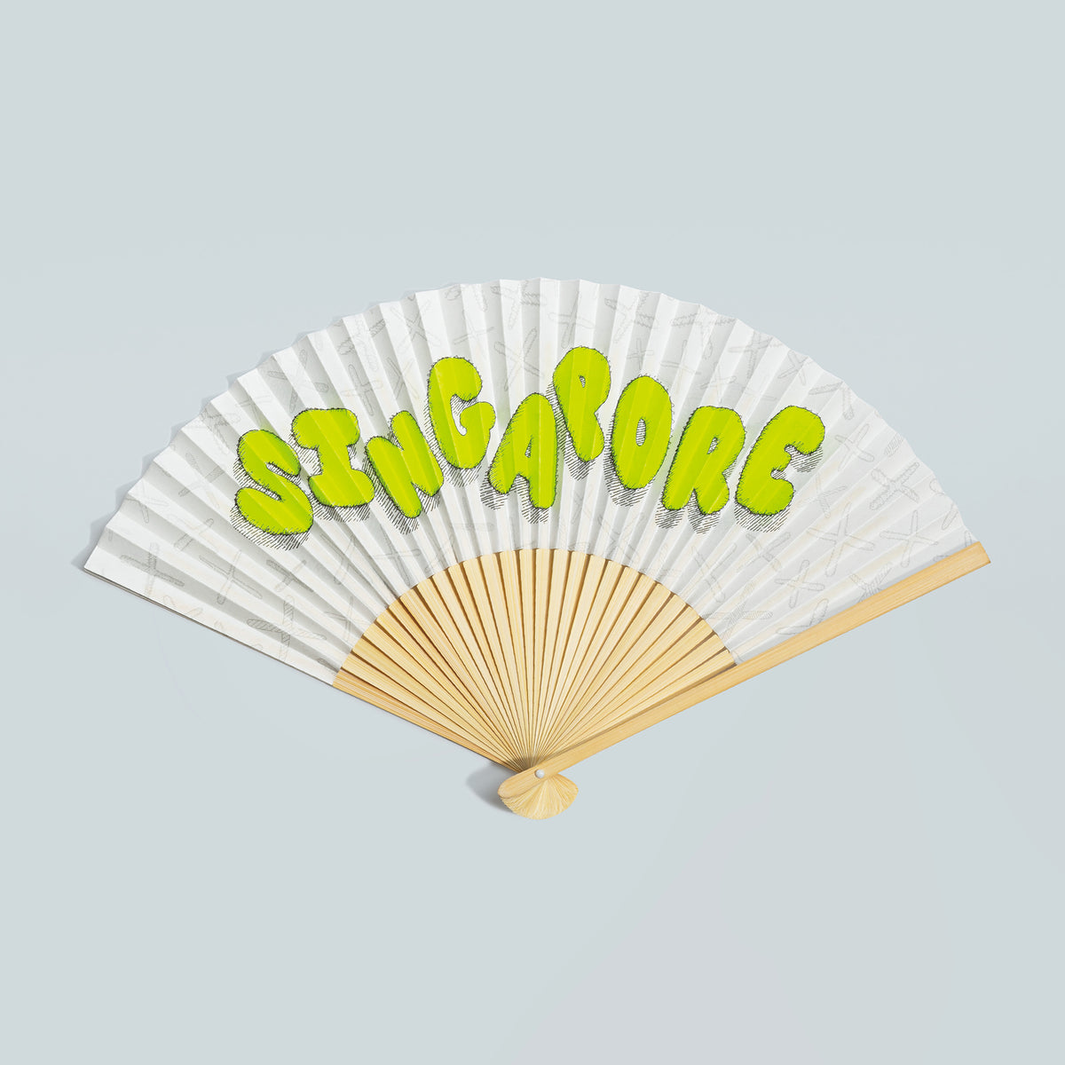 Kaws カウズ HOLIDAY SINGAPORE Fan 扇子 KAWS: HOLIDAY Singapore AllRightsReserved Collection | Hypebeast