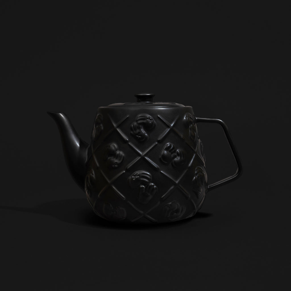 KAWS Teapot (Black) – DDTStore