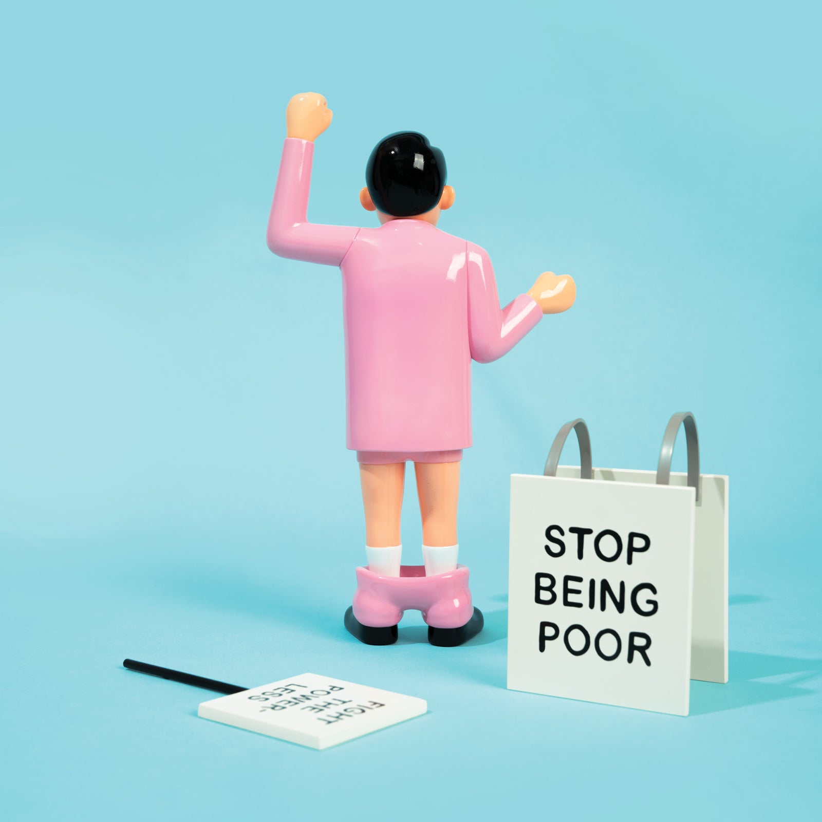 MEDICOM TOY - MEDICOM TOY メディコムトイ Joan Cornella Poopy Pants Vinyl Figure ホアンコルネラ プーピーパンツ ビニールフィギュア 人形 ピンク　■ Joan Cornellà - “Poopy Pants” Vinyl Figure – DDTStore